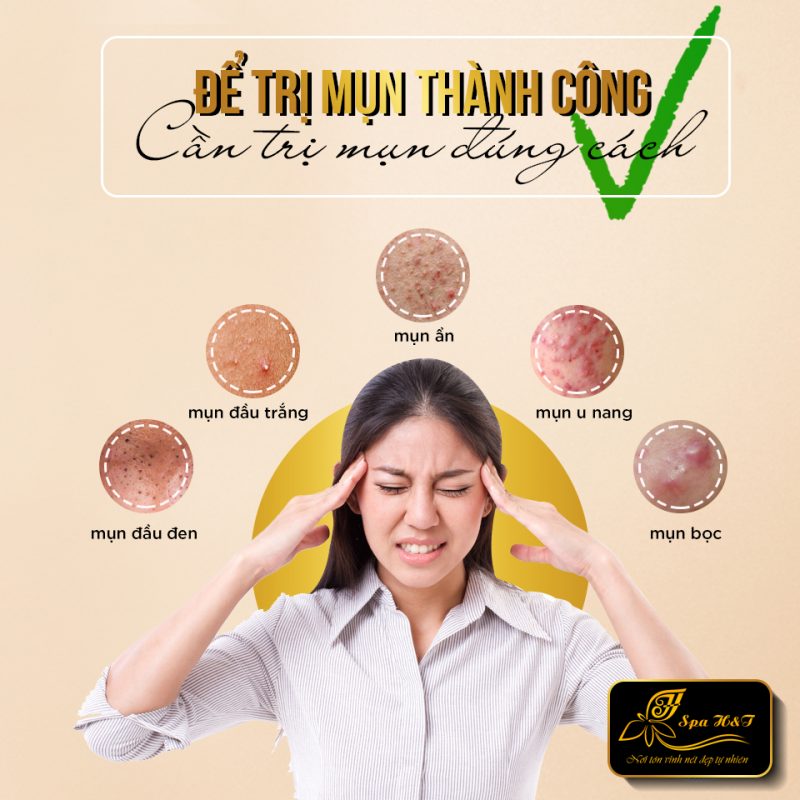 cac loai mun thuong gap