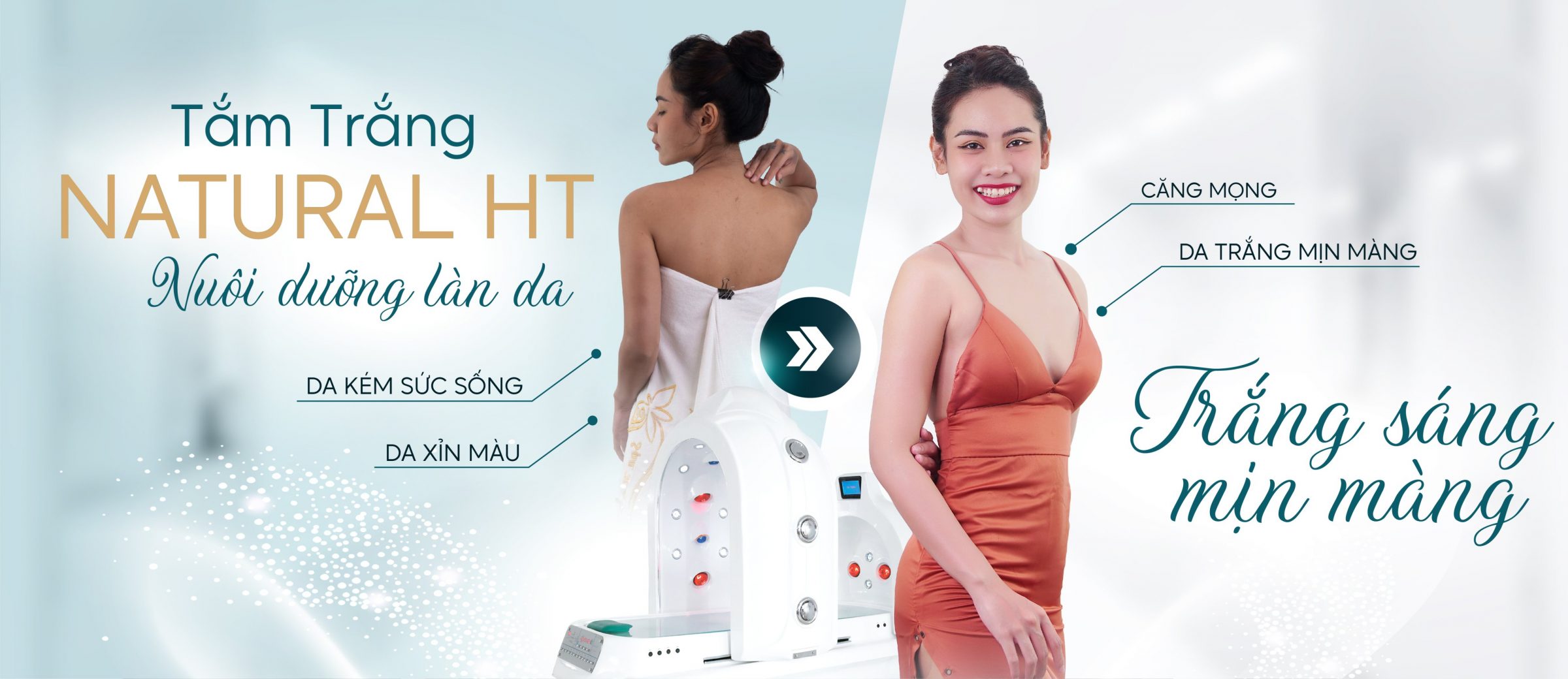 Tắm trắng Natural HT