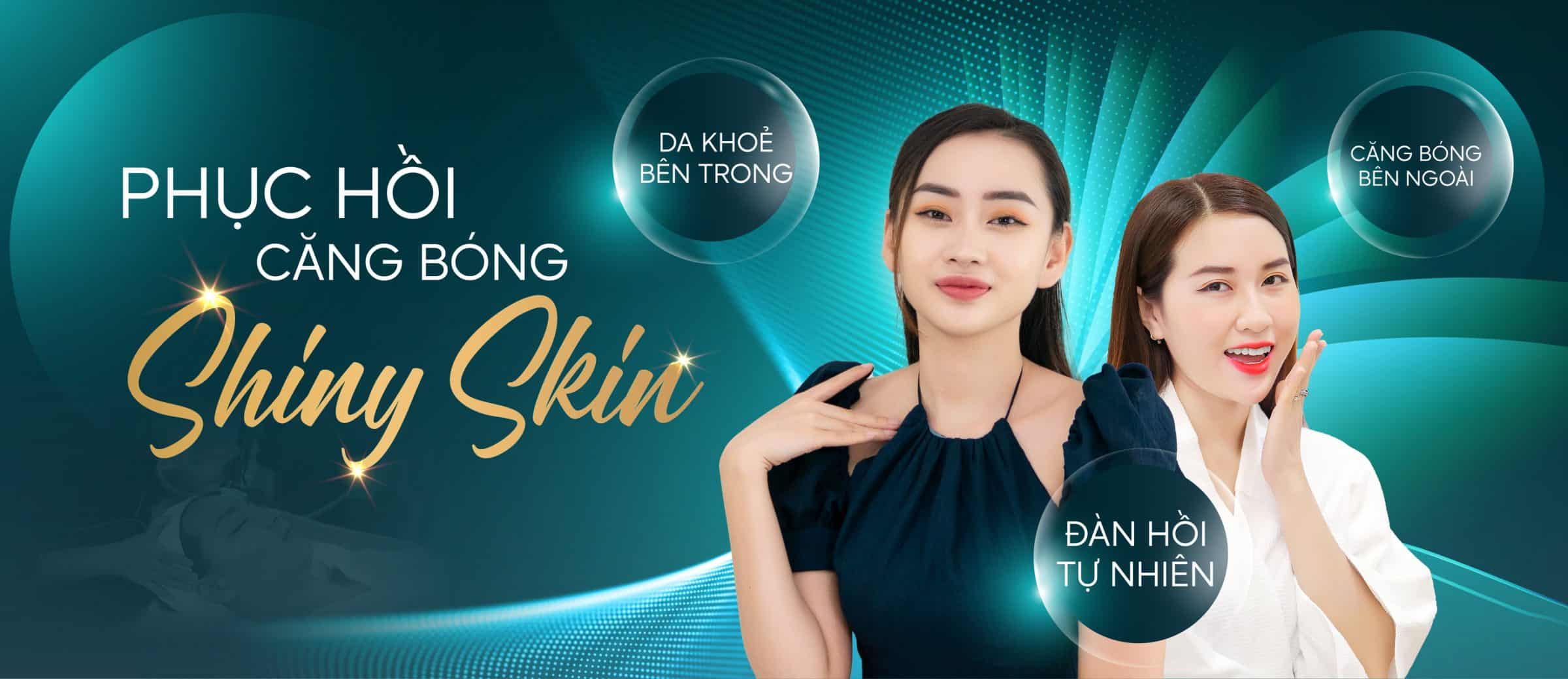 banner phục hồi căng bóng shiny skin