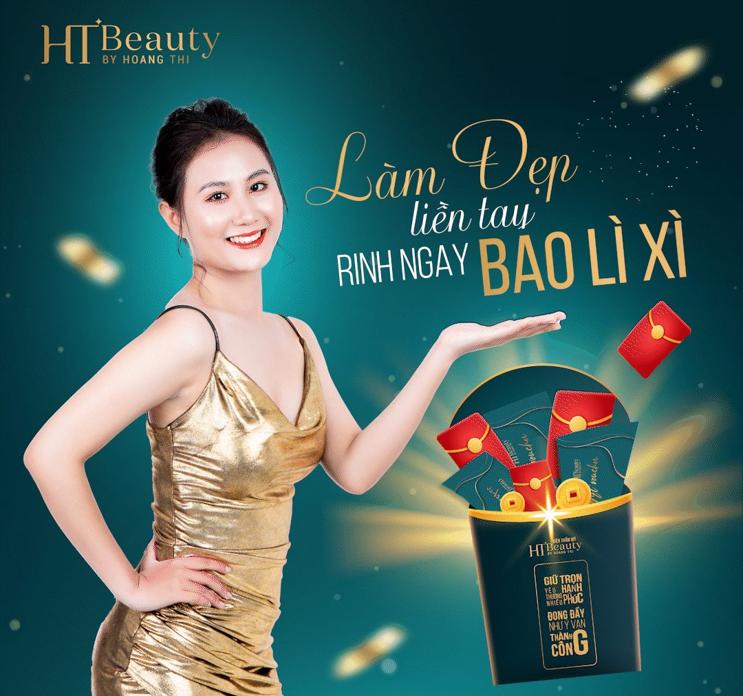 Hái lộc lì xì cùng chương trình tết 2023 HT Beauty: “Tết là phải đẹp”