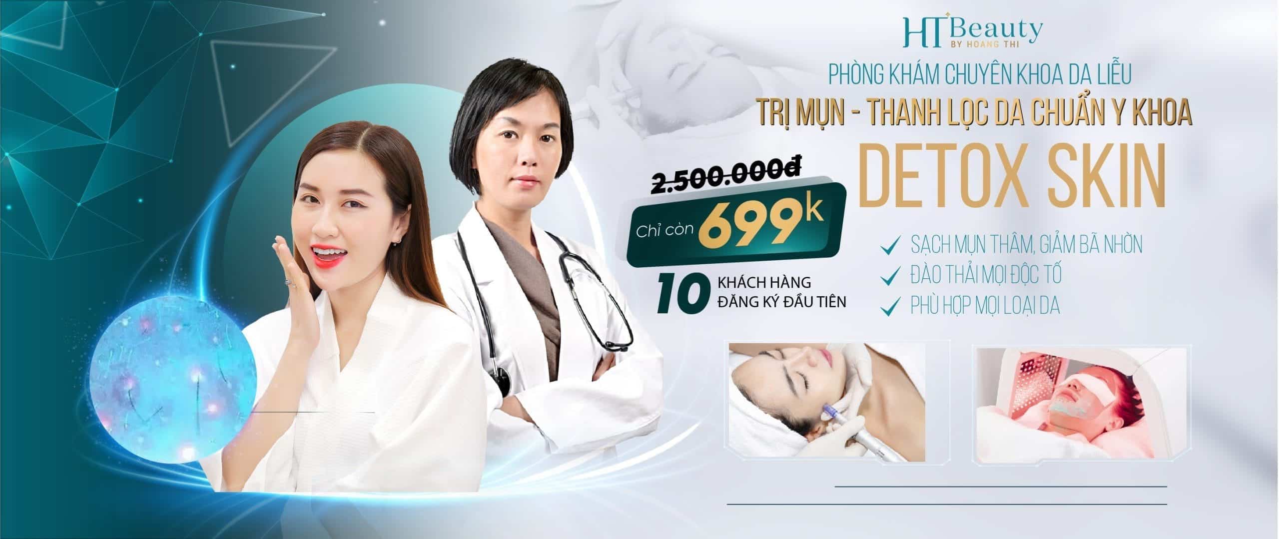 Banner điều trị mụn Detox Skin