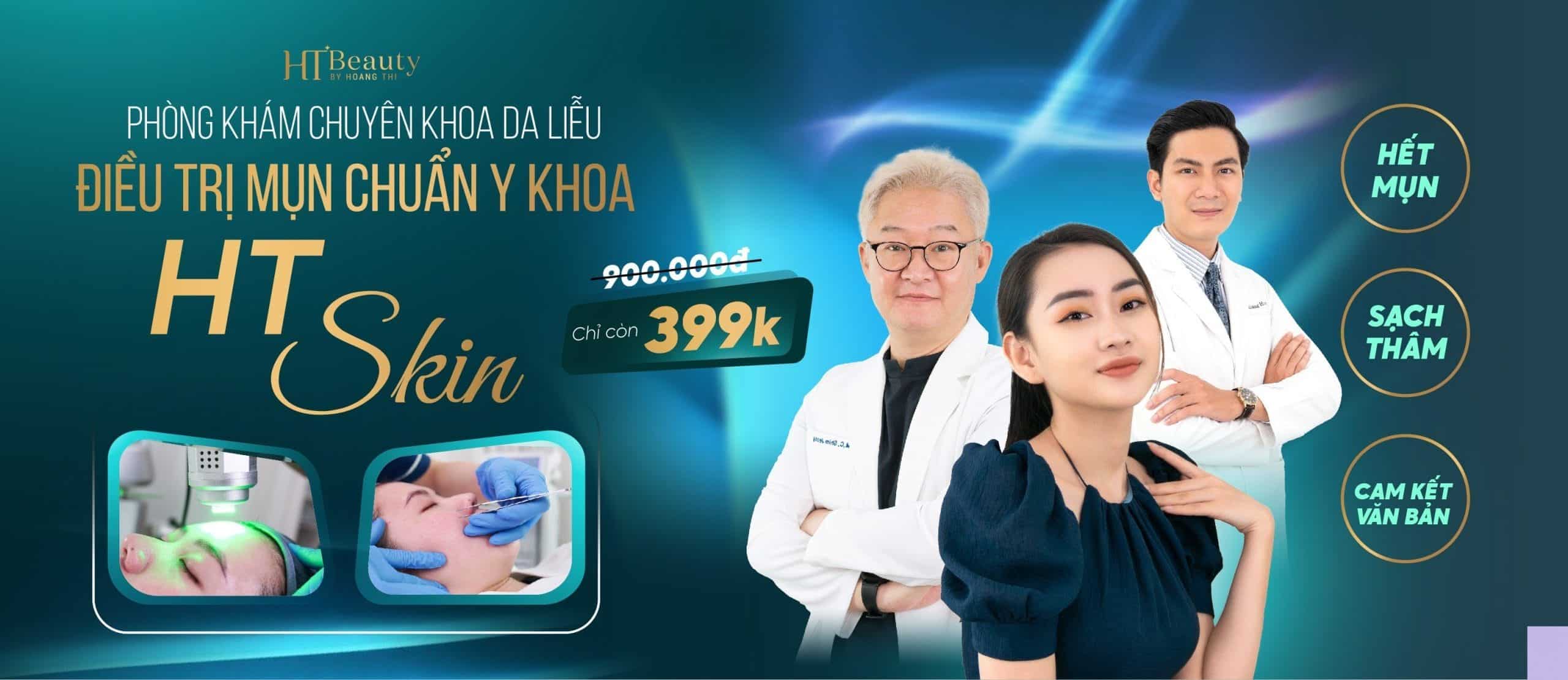 Banner trị mụn HT Skin