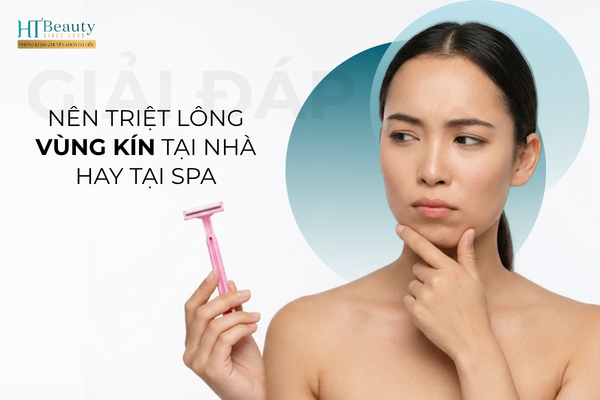 Nên triệt lông vùng kín tại nhà hay tại tại spa